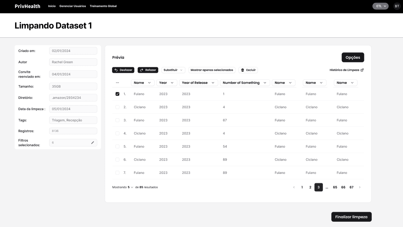 Interface de ETL Inteligente